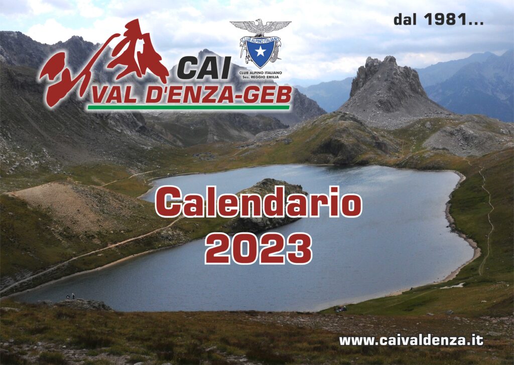 Calendario escursionistico 2023 cai val d'enza geb
